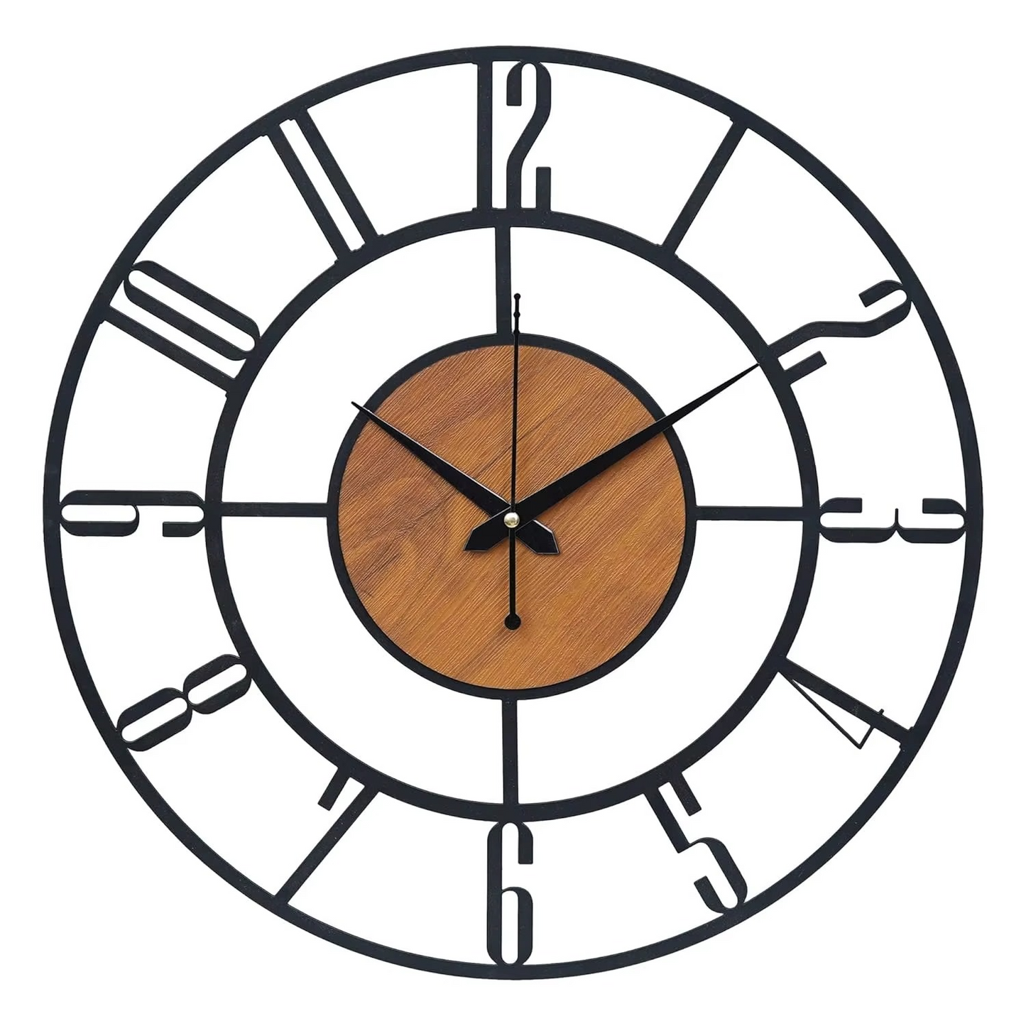 Designer Metal Wall Clock for Living Room | Big Stylish Clock