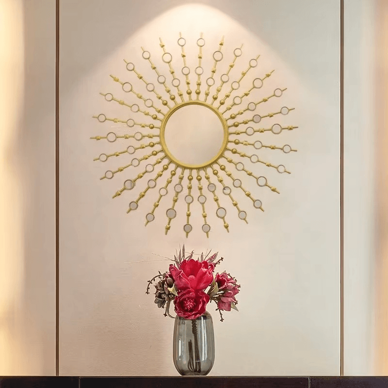 Rust-Proof & Weather-Resistant Round Wall Mirror - Roman Decor