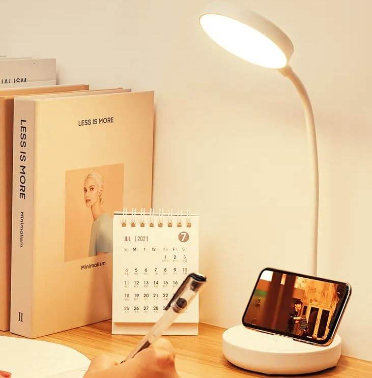 LED Desk Lamp Portable Table Light 3 Brightness Eye Protection Touch Control - Roman Decor