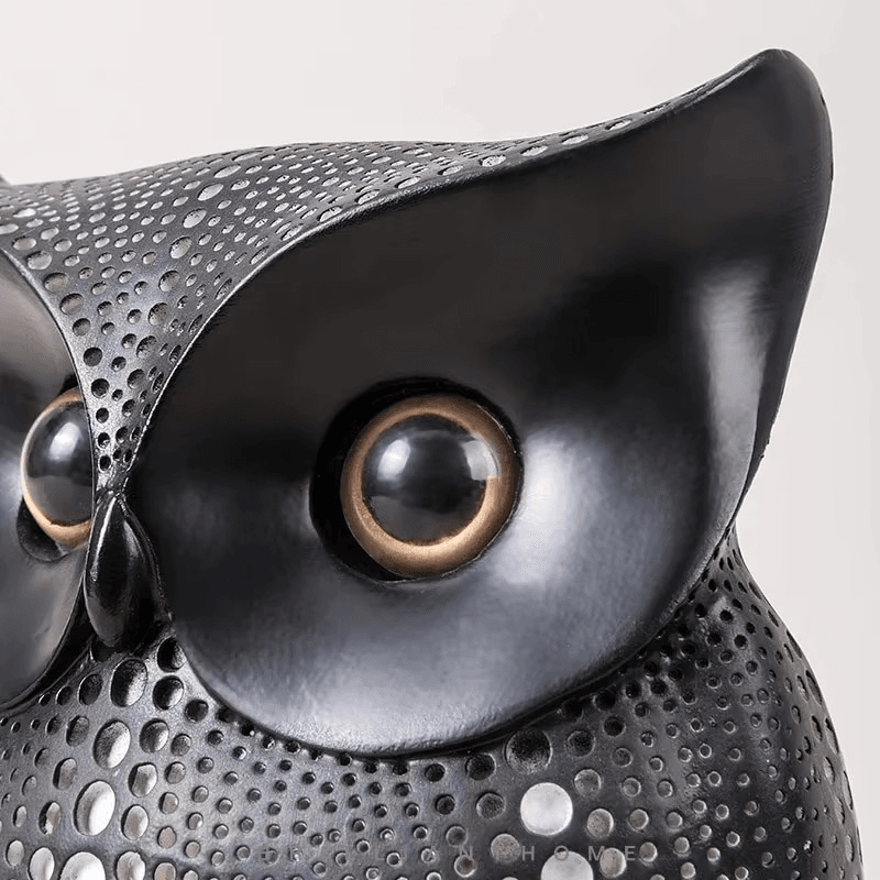 Charming Owl Design Modern Compact Animal Statue for Table - Roman Decor