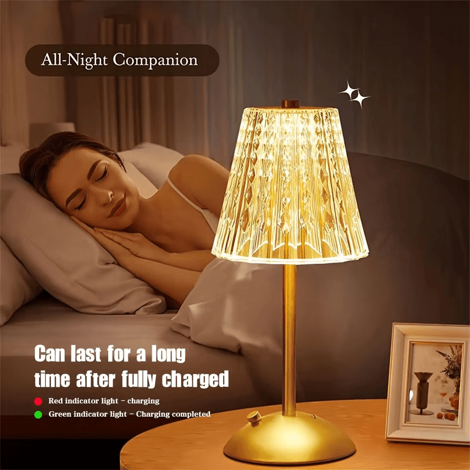 Modern Touch-Control Rechargeable LED Table Lamp - Roman Decor