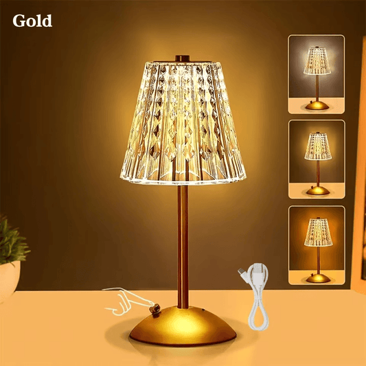 Modern Touch-Control Rechargeable LED Table Lamp - Roman Decor