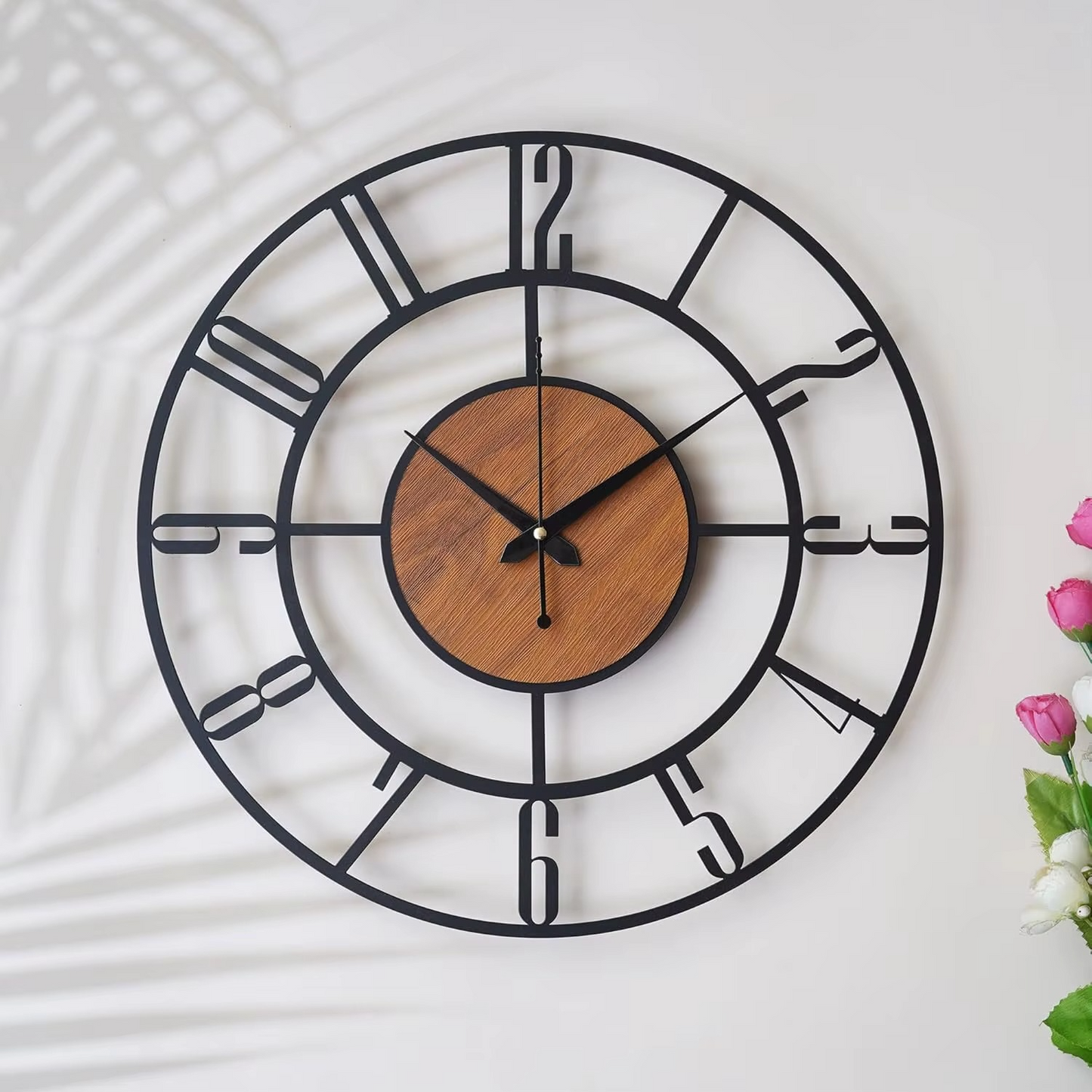 Designer Metal Wall Clock for Living Room | Big Stylish Clock