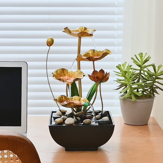 Roman Decor Tabletop Water Fountain for Home & Office