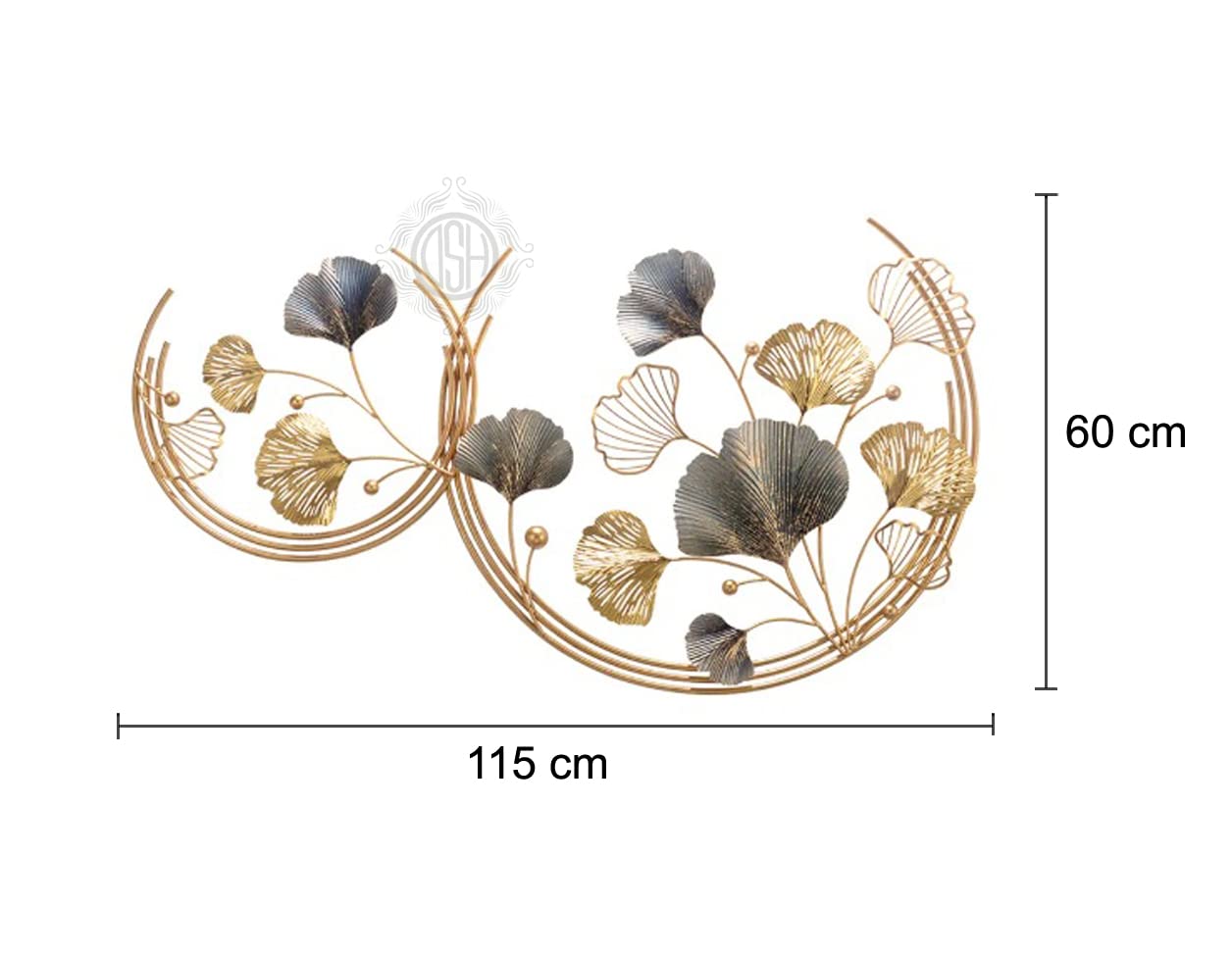 Vibrant Abstract Design Bold Metal Wall Art for Modern Homes - Roman Decor