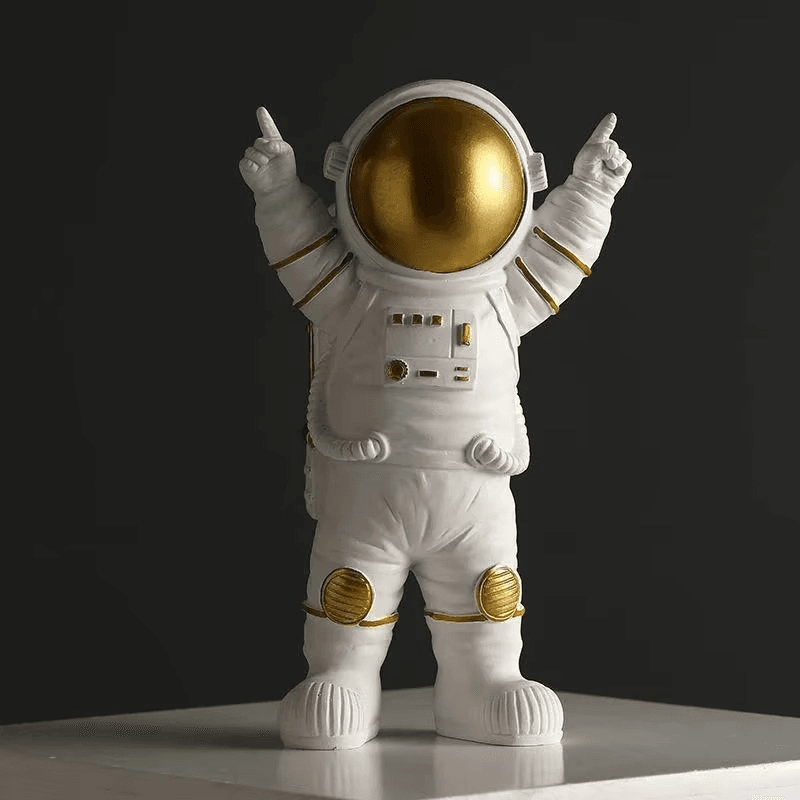 3Pcs Astronaut Figurine Set – Space-Themed Resin Decor for Desktop - Roman Decor