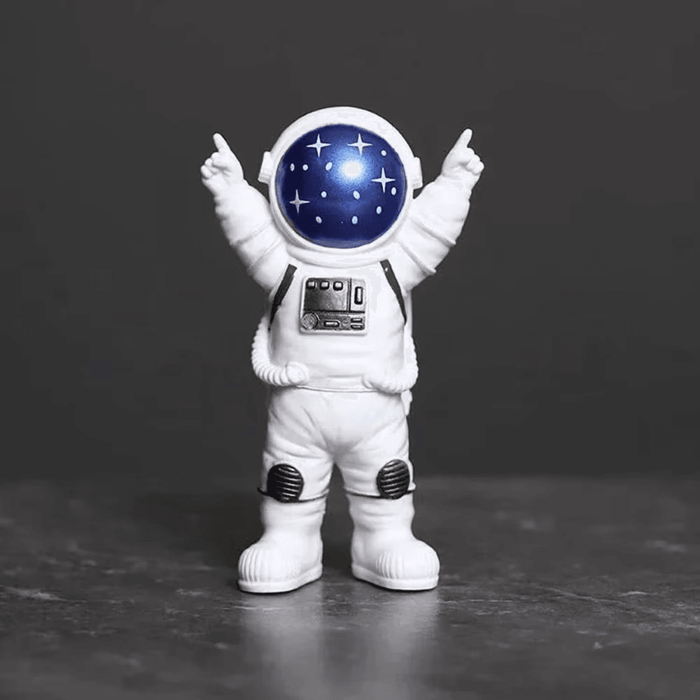 3Pcs Astronaut Figurine Set – Space-Themed Resin Decor for Desktop - Roman Decor