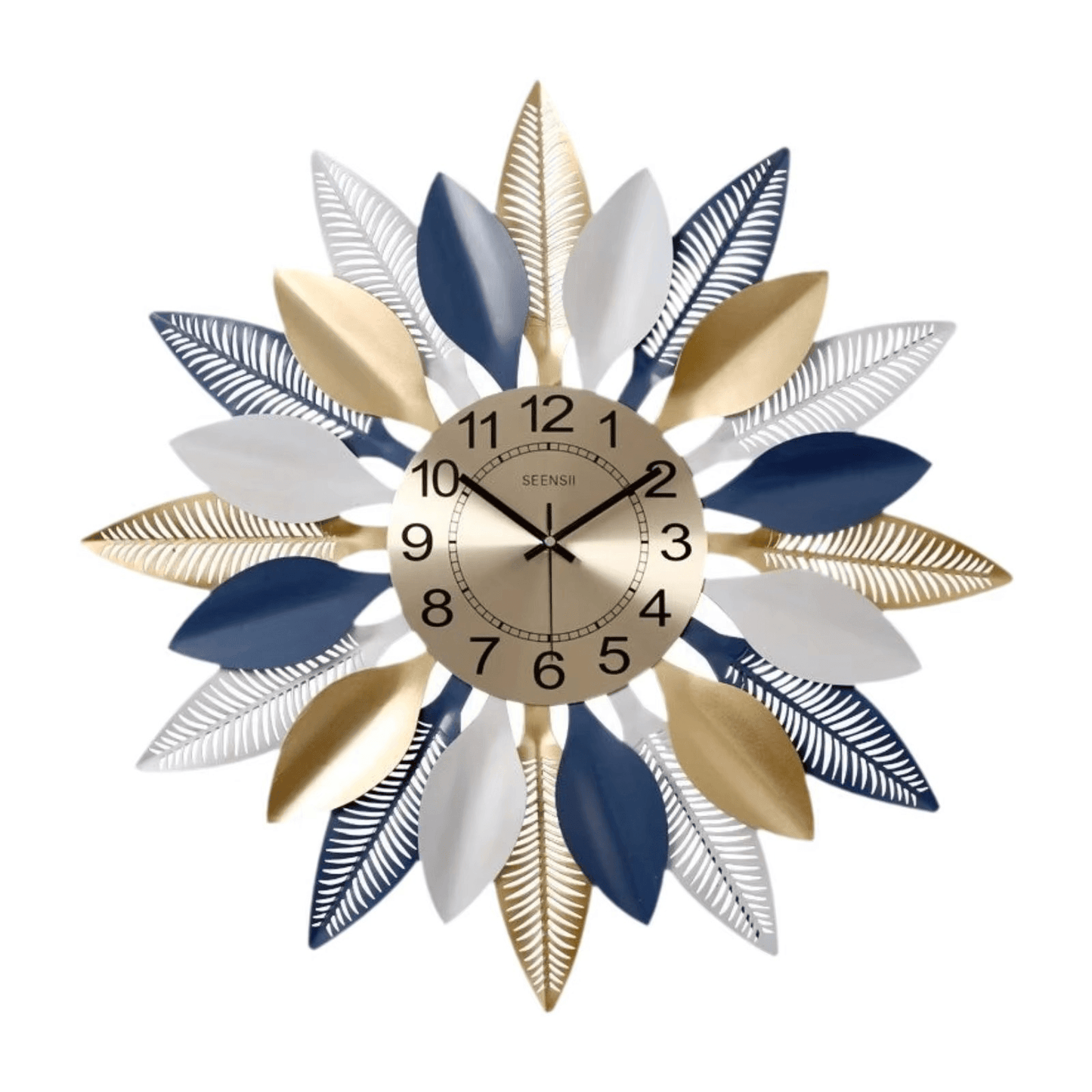 Creative Large Metal Wall Clock – Modern Decorative Timepiece - Roman Decor