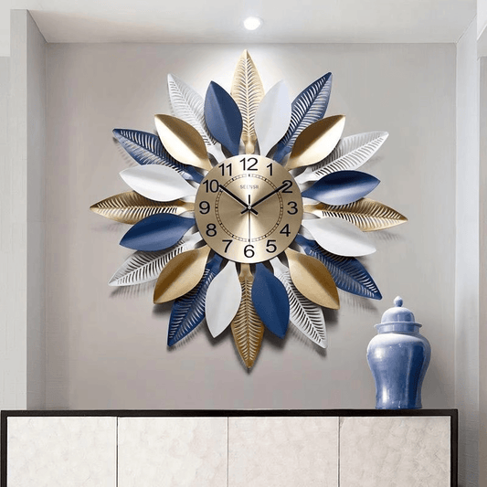 Creative Large Metal Wall Clock – Modern Decorative Timepiece - Roman Decor