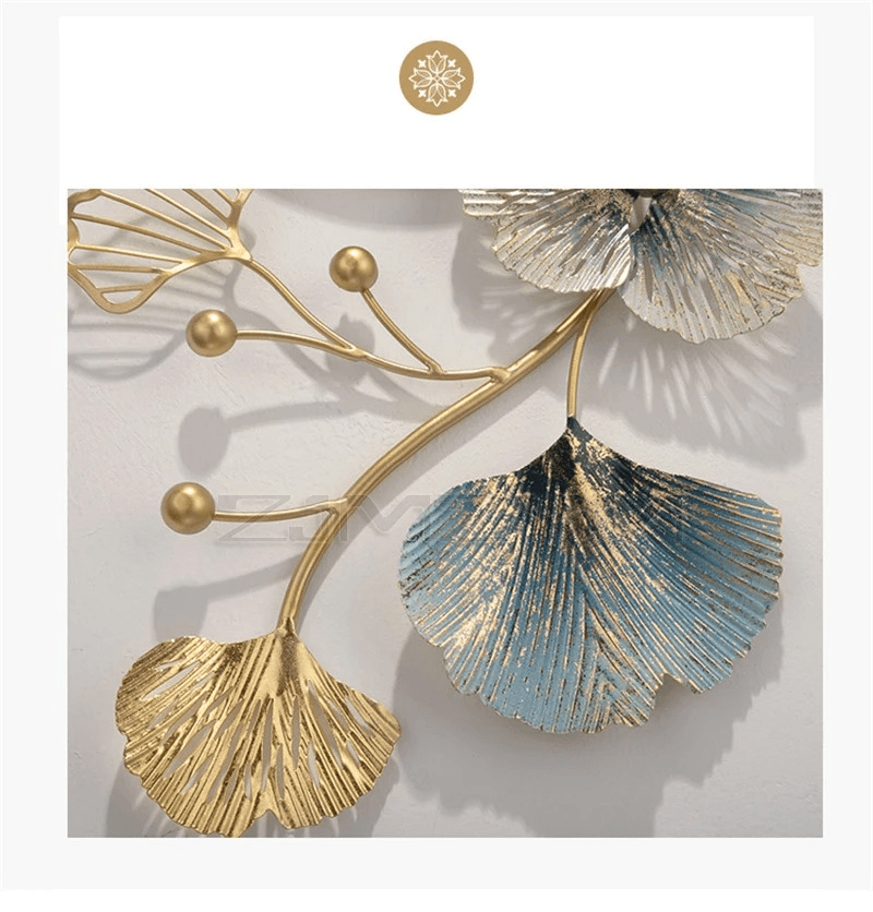 Elegant Gold Wall Clock – 70cm Silent Metal Wall Decor - Roman Decor